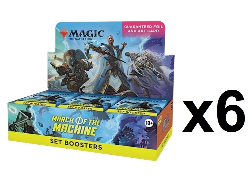 ЗАПЕЧАТАННЫЙ КЕЙС 6x Set Booster Box March of the Machine MOM MTG SEALED