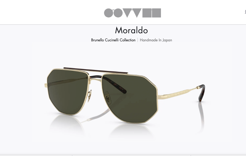 Pre-owned Oliver Peoples Brunello Cucinelli Collection Moraldo 59mm Sun In G-15 Msrp$799