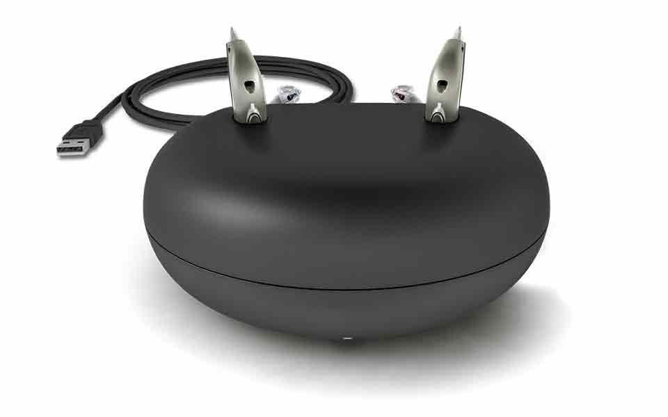 2x Bernafo n Viron 3 Behind The Ear Rechargeable MiniRITE Hearng Aids Pair L&R