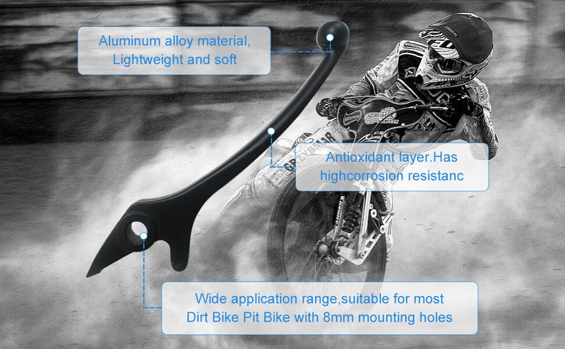 Right Disc Black Hydraulic Brake Lever for APOLLO Dirt Bikes Handle Front