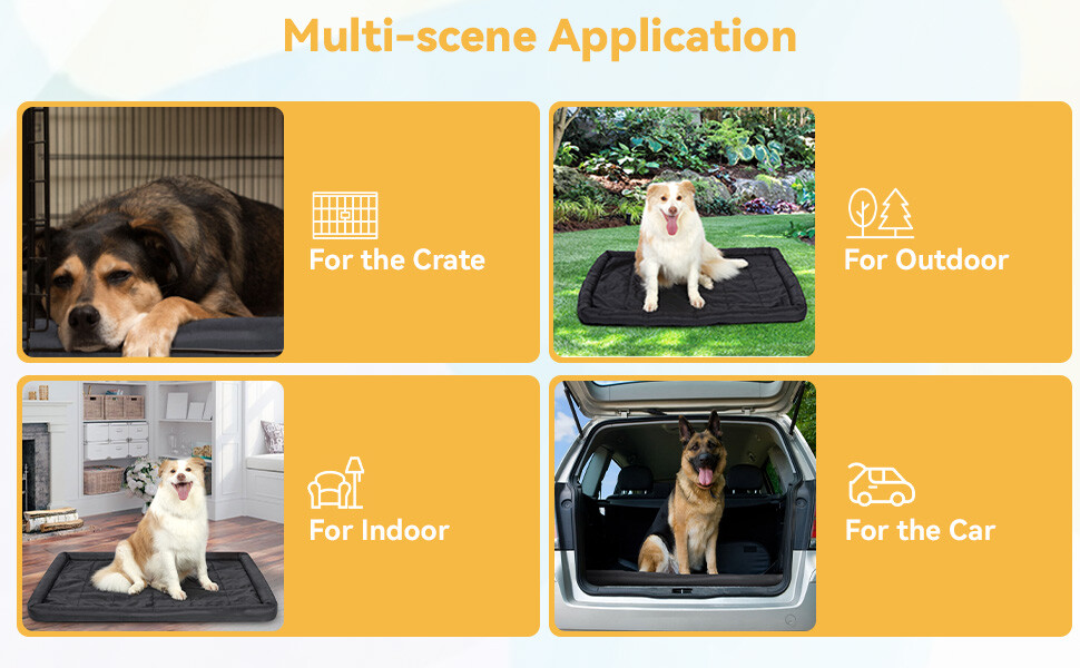 Orthopedic Dog Bed Super Soft Memory Foam Dog Couch Pet Mattress