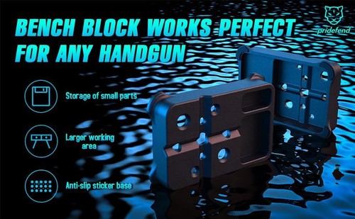 Universal Bench Block Gun Upgraded Larger Armor Block for Glock,Other Guns