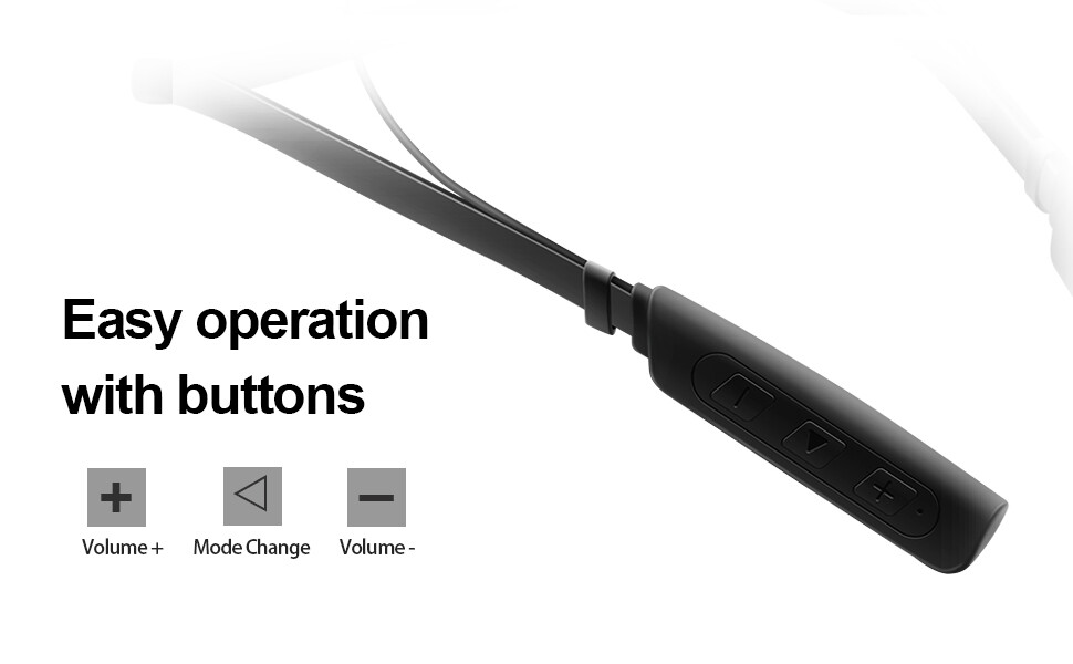 JINGHAO Rechargeable Hearing Aids Wireless Neckband Amplifier for Seniors US