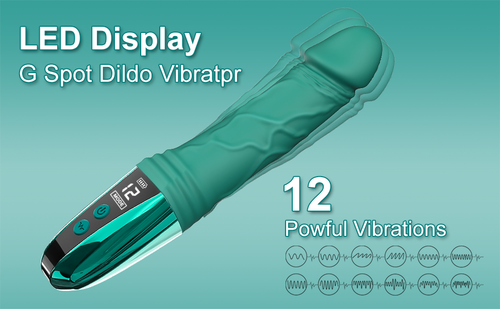 Big Huge Multispeed-Realistic-Anal-Vibrator-G-Spot-Dildo-Women-Men-Adult-Sex-Toy