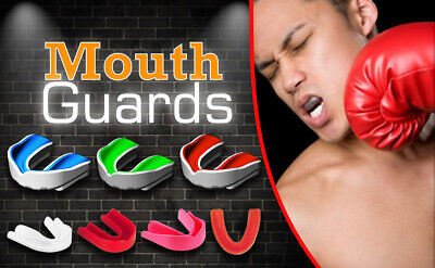 Boxing Gum Shields MMA Martial Arts Mouth Guard Teeth Protection Junior - senior