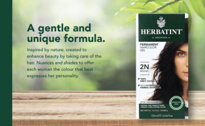 Herbatint Permanent Herbal Hair Color Gel 4.56 Ounce, UNIQUE AND GENTLE FORMULA