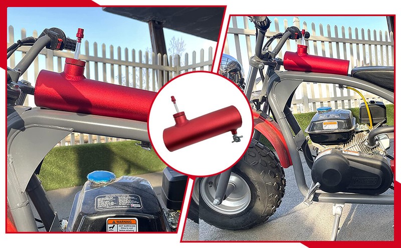 3"X10" Gas Tank Aluminum Cylinder MINI BIKE Predator CT200U 196cc 212cc Ko kart