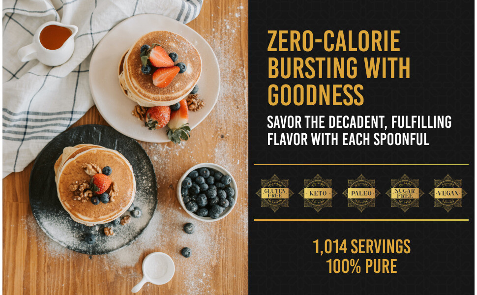 tejonova Organic Stevia Powder 5oz, Stevia Sweetener Sugar Substitute, 1014 Uses