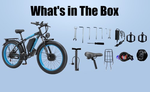 KETELES 2000W E-Bike V3 Electric Bicycle 26" FatTire 48V 23Ah Dual Motor 35MPH