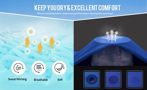 Men's UPF 50+ Swim Shirt slim Compression Shirts Short Sleeve Compression