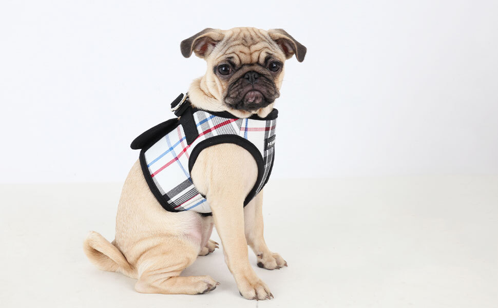 Puppia Dog Harness Vest No Pull Adjustable Junior  Pink Black Beige  XS S M L XL - Picture 13 of 23
