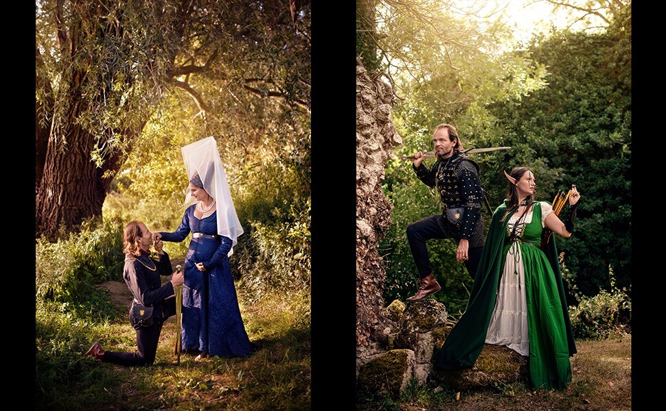 Medieval Woolen Drawstring Pouch Reenactment Renaissance Costume Waist Bag Green