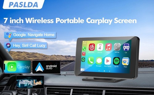 [Hieha] 2024 Newest Wireless Portable Apple CarPlay Android Auto-Open Box