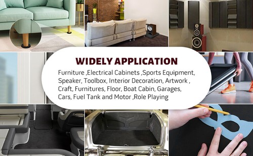 Water Resistant Adhesive Neoprene Rubber Sheet Sponge Foam Padding for Craft