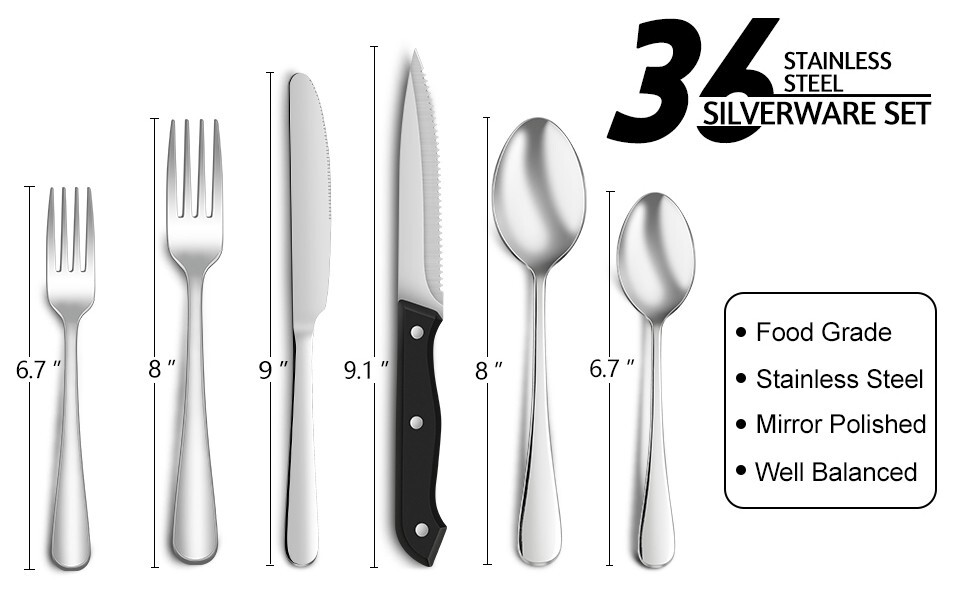 For Kitchen Catering,weddings, Bbq, Holiday Dinners, Party 36 Pcs