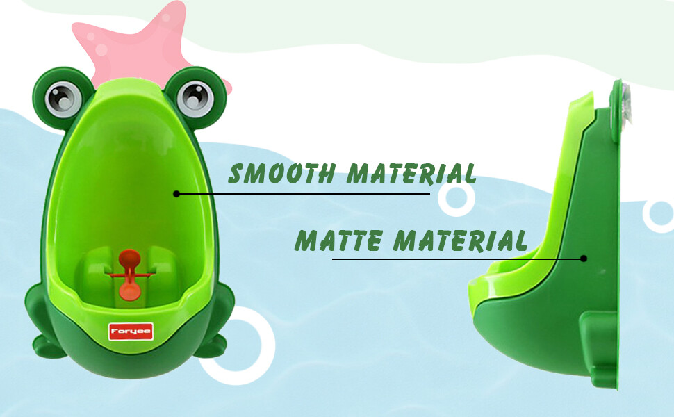 Cute Frog Potty Training Urinal for Boys with Funny Aiming Target - Blackish Gre