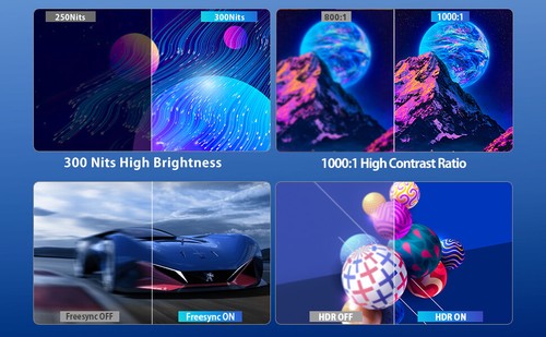 UPERFECT 15.6" 2K 120Hz Portable Monitor 2*USB C Extend Display For Game Switch