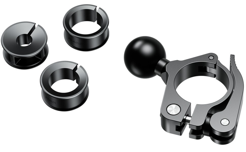 RAM  Ball Mount Base Alloy Handlebar Clamp Mount Base Suitable for Motorcycle