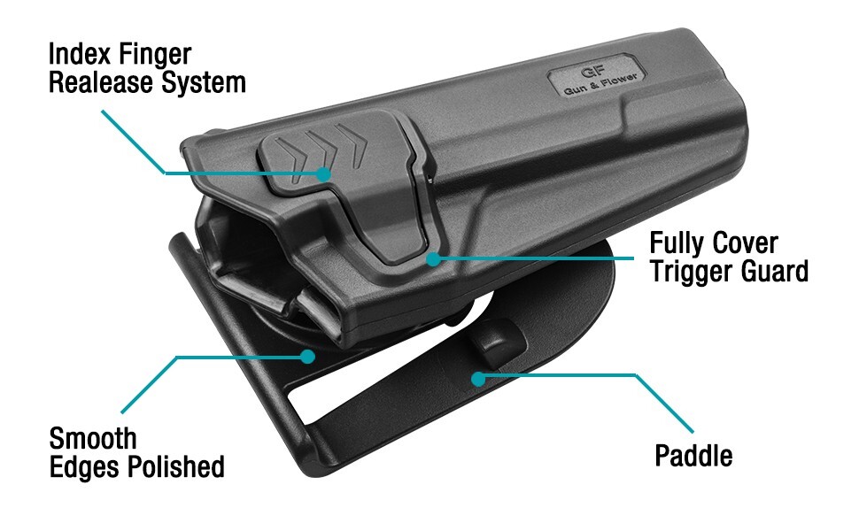 OWB Holster for Colt 1911/Elite Force 1911/Kimber 1911/Rock Island Armory 1911