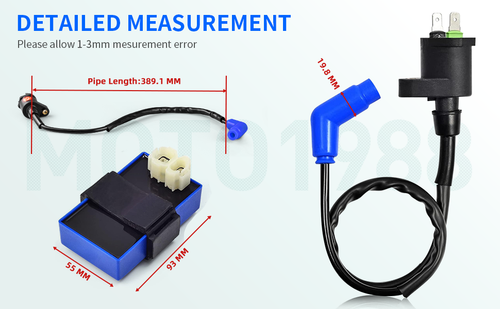 Ignition Coil Spark Plug CDI Box For Honda FourTrax 300 TRX300 2x4 4x4 1990-1993