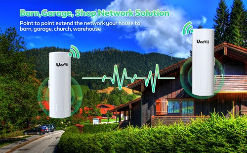 UeeVii Wireless Bridge CPE820 5.8G 1000mbps 3KM Point to Point WiFi Outdoor CPE