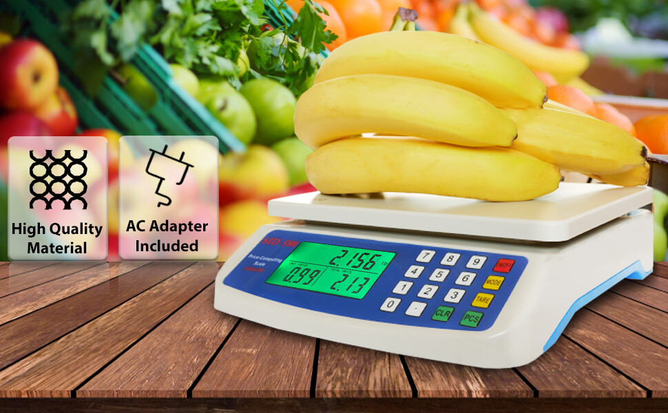 66LB Electronic Digital Weight 30kg / 1g Price Computing Food Meat Kitchen Scale
