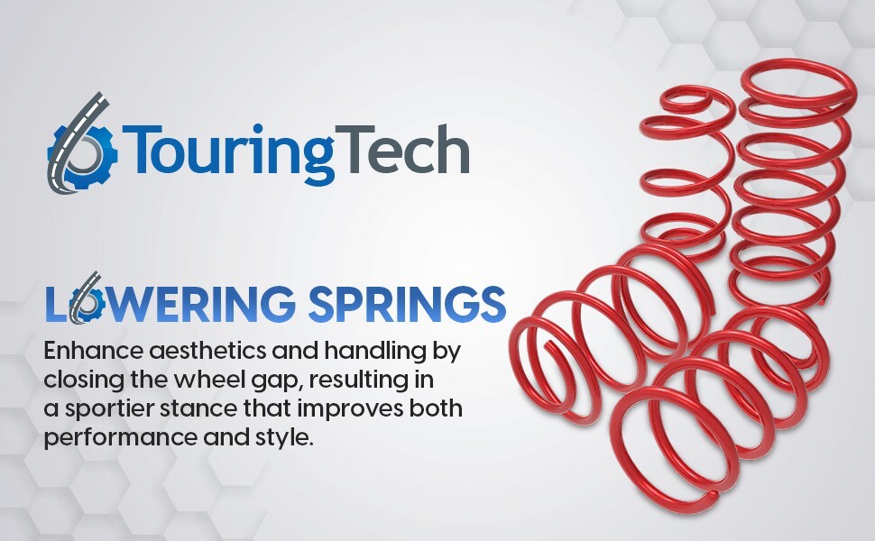 Touring Tech Front Lowering Springs 2.0" For 1982-2004 Chevrolet  / GMC