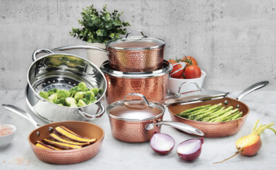 Hammered Collection, Gotham Steel, Ultra non-stick, non-toxic