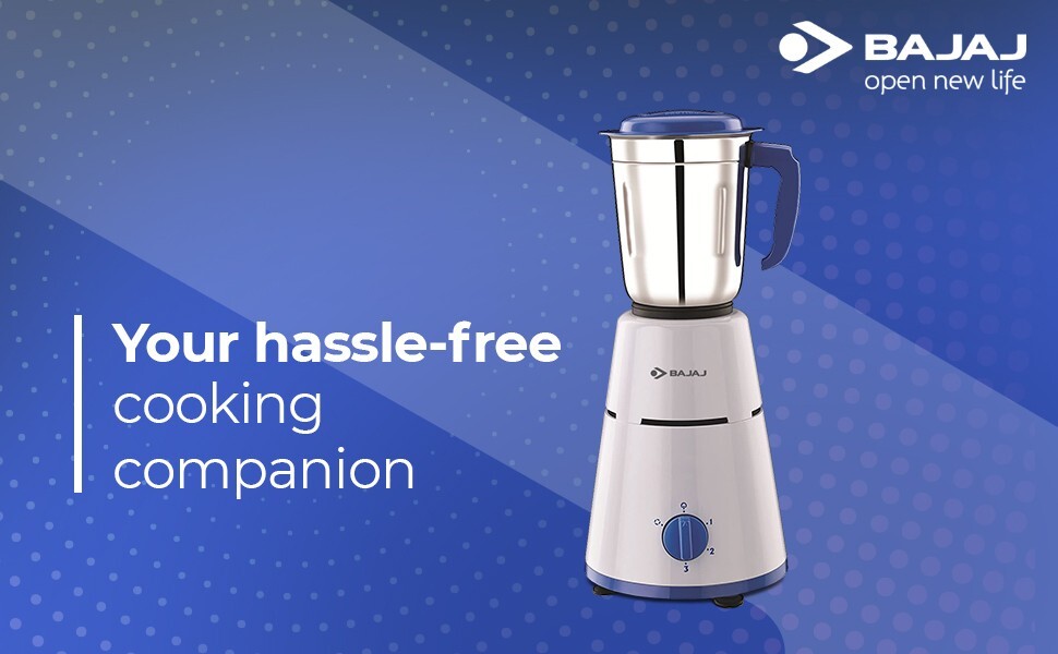 Bajaj Pluto 500W Mixer Grinder with 2 in 1