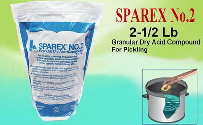 2.5 Lbs Pickling Compound Sparex No 2 Clean Gold & Silver Oxidation 2-1/2 Pound