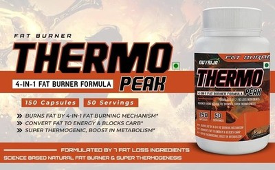 Nutrija Thermo Peak Fat Burner Capsules, 150 Capsules