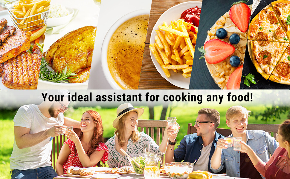 ThermoPro TP01A Digital Food Thermometer For Grilling BBQ Smoker Kitchen Cooking