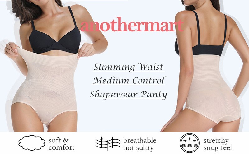 Women's Tummy Control Underwear High Waist Butt Lifter Shapewear Slimming Brief Control Panty