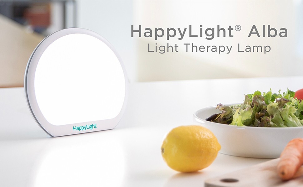 VERILUX Happy Light Alba Круглая светодиодная терапевтическая лампа без ультрафиолетового излучения Ярко-белого цвета ДЛЯ СНА