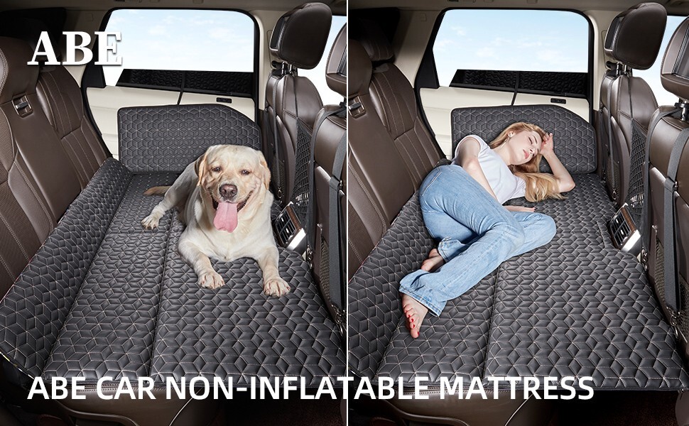 Non Inflatable Car Mattress Folding SUV Portable Camping  Sleeping Backseat Bed 