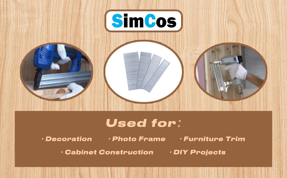 18 Gauge Brad Nails 3/4+1 1/4+1 1/2+2 Inch 1000Pcs/Box Galvanized Finish Nails A