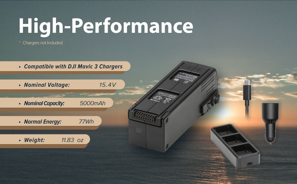 Intelligent Flight  Battery High Capacity LiPo 15.4V 5000mAh for DJI Mavic 3 Pro