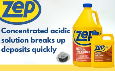 Zep Calcium, Lime and Rust Stain Remover Concentrate - 1 Gal (Case of 4)