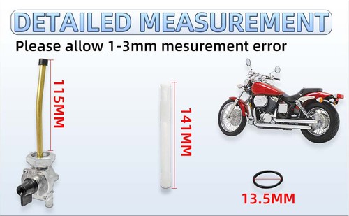 Gas Tank Fuel Valve Petcock For HONDA Shadow Spirit 750 VT750 DC 2001 - 2007