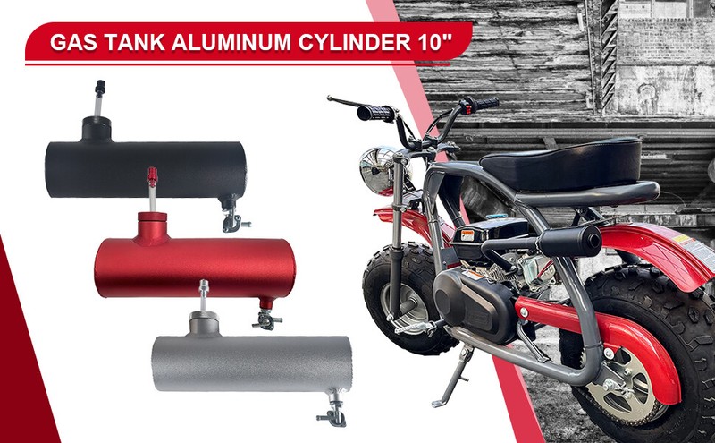 3"X10" Gas Tank Aluminum Cylinder MINI BIKE Predator CT200U 196cc 212cc Ko kart