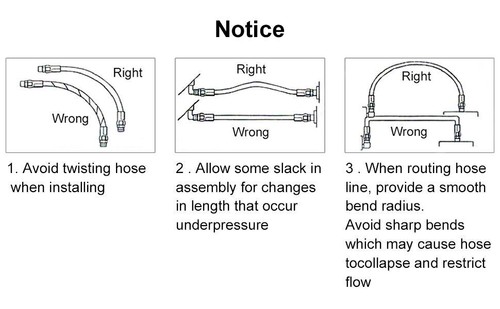 AN4/AN6/AN8/AN10 Nylon PTFE Fuel Line Hose 10/20FT 10pcs Fittings Hose Kit E85