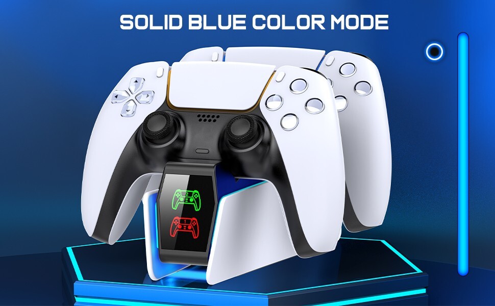 PS5 Controller Charger ,Dual Fast Charging Station for PlayStation5 DualSense US