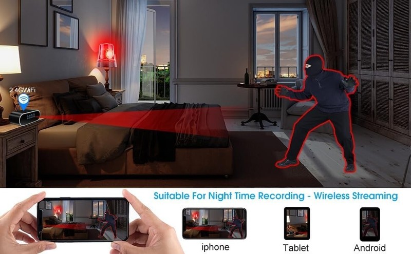 HD 1080P Spy Camera WiFi Hidden Wireless Night Vision Security Cam Alarm - Image 6