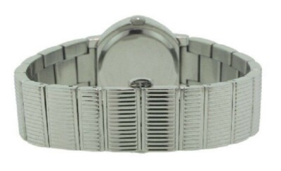 Pre-owned Movado 0604422 Concerto Stainless Steel Black Dial Ladies Watch $1195.00 Retail