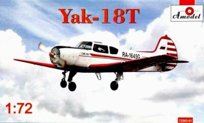 AMODEL 72303-01 Yakovlev Yak-18T  Scale 1/72 - Plastic model kit
