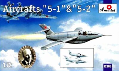 Amodel 72206 - 1/72 - Aircraft ''5-1'' & ''5-2'', scale plastic model kit