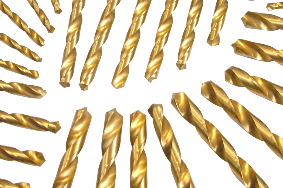 41 tlg. HSS-TIN Spiralbohrerset Metallbohrerset Satz Ø 1-5mm (0,1)