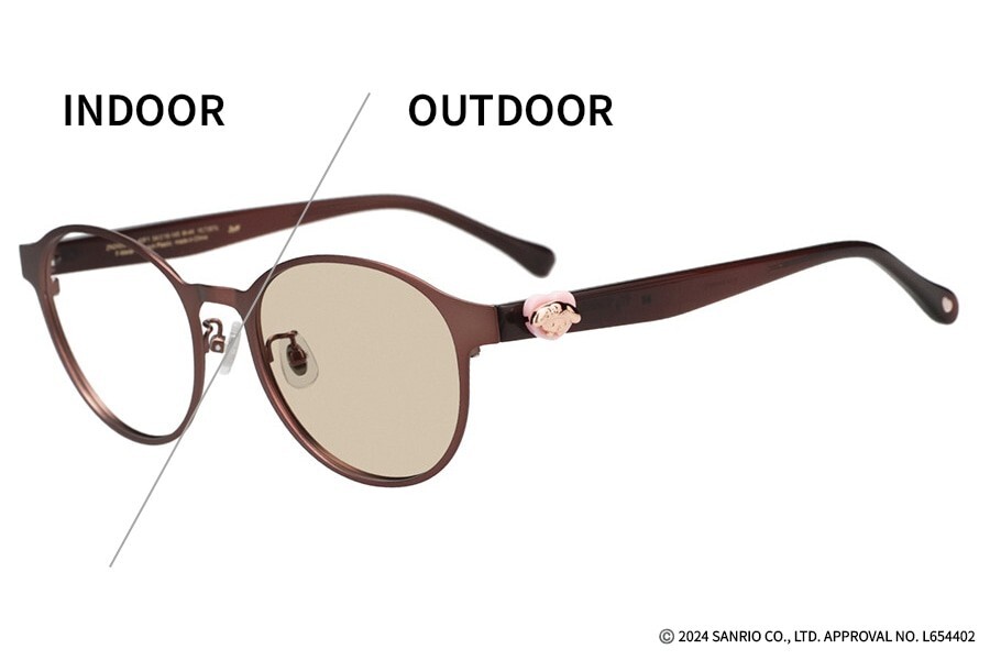 maimero　0324 Sanrio x Zoff Sunglasses with custom parts My Melody Model
