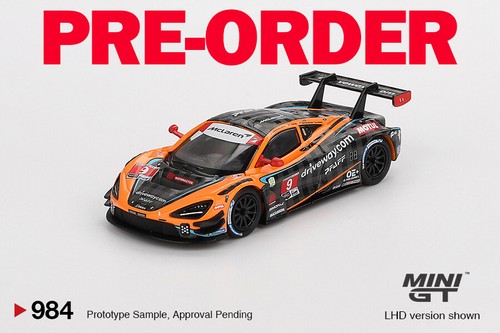 Pre-order) Mini GT #984 McLaren 720S GT3 Evo Pfaff