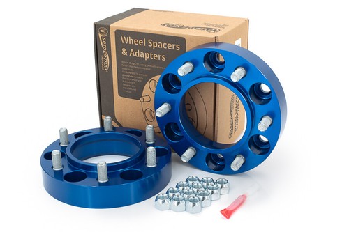 Spidertrax WHS007 1.25" Blue Wheel Spacer Kit  - 6 x 139.7 - Pack of 2